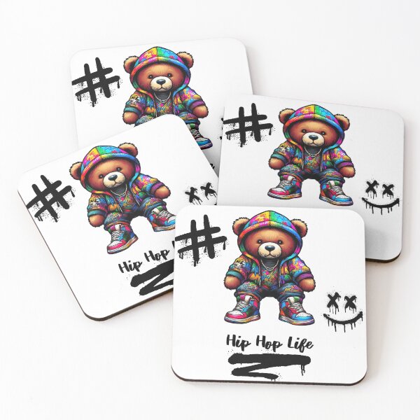 Item preview, Hip Hop, Teddy Bear, Gift, Music lover, Graffiti designed and sold by deniz kaya.