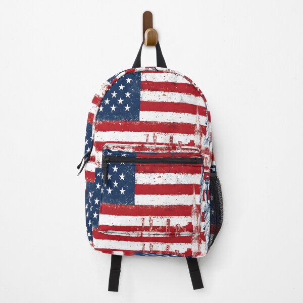 Item preview, Retro Glory: Vintage American Flag Art designed and sold by AI-Only Creations.