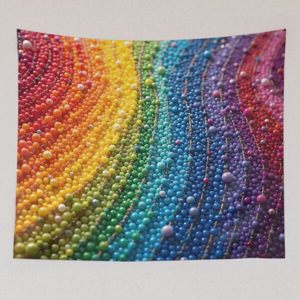 Item preview, Bright Happy Gay Rainbow Pattern designed and sold by Warriorgal.
