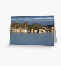 As the sun is setting Greeting Card