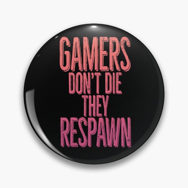 Item preview, gamers don't die pink gradient designed and sold by PAINTMONKEYS.