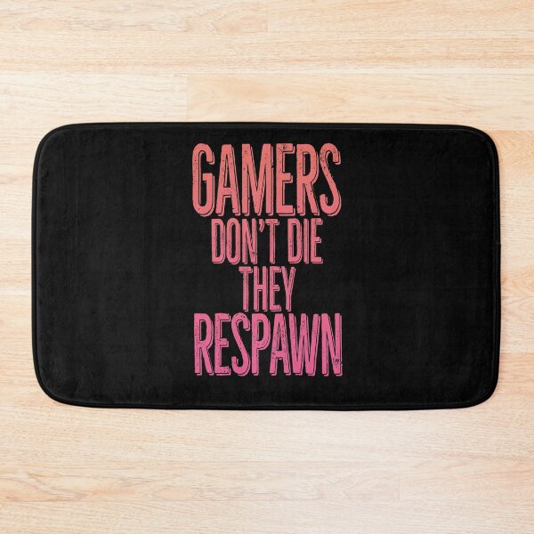 Item preview, gamers don't die pink gradient designed and sold by PAINTMONKEYS.