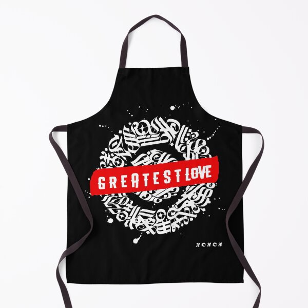 Item preview, Calligraphy texture, Greatest Love, Red and white designed and sold by BeebopGraphics.
