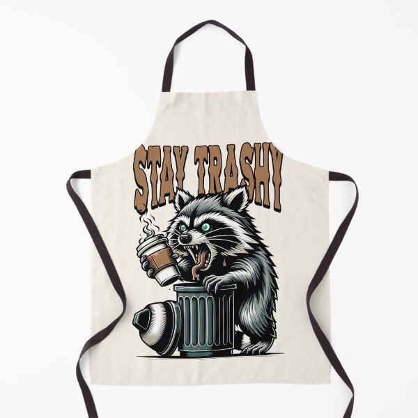 Item preview, Stay Trashy - Trash Panda - 80's Vintage Retro Funny Gift - White designed and sold by InkyGenies.