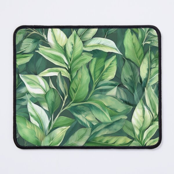 Item preview, Green Leaves Pattern designed and sold by 100Sunsets.