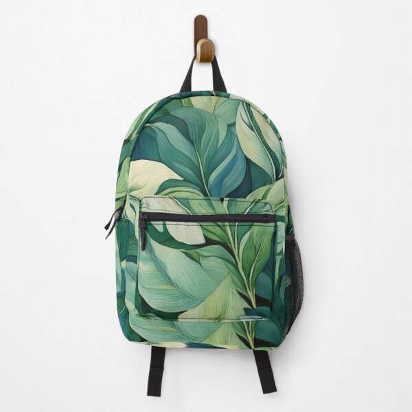 Item preview, Green Leaves Pattern designed and sold by 100Sunsets.