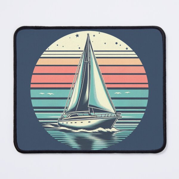 Item preview, Sailboat (retro) V.2 designed and sold by Bubble-Boris.