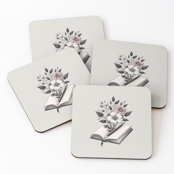 Item preview, Open Book with Flowers: The Joy of Reading and Nature designed and sold by zzz888.