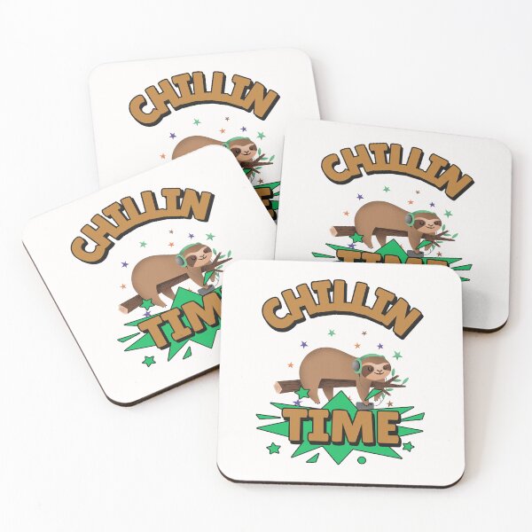 Item preview, Sloth Quotes Chillin time designed and sold by Sartoris Art.