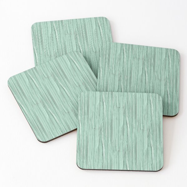 Item preview, Textured Vertical lines in Pastel Green Pattern  designed and sold by Artistestella.