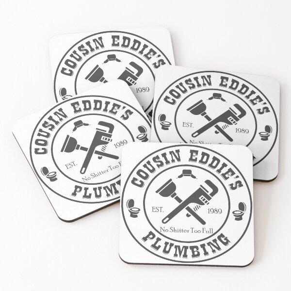 Item preview, Cousin Eddie's Plumbing designed and sold by TheStickerForge.