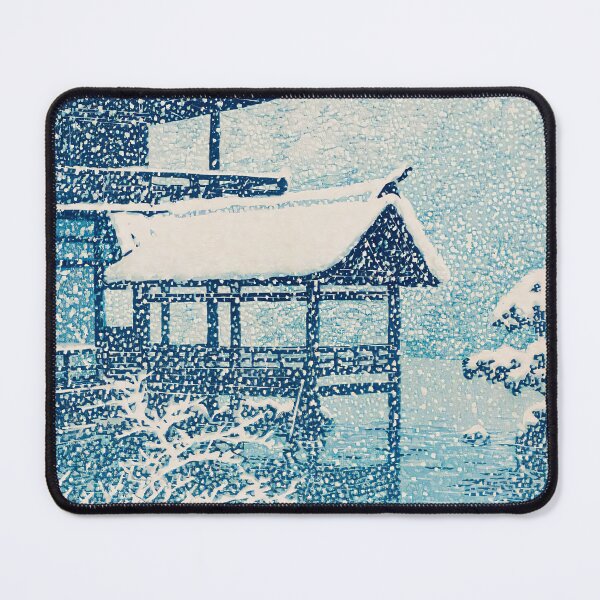 Item preview, Kinkakuji Temple in the Snow by Kawase Hasui designed and sold by Takeda-art.