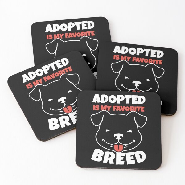 Item preview, Funny dog - adopted is my favorite breed designed and sold by Chonkz.
