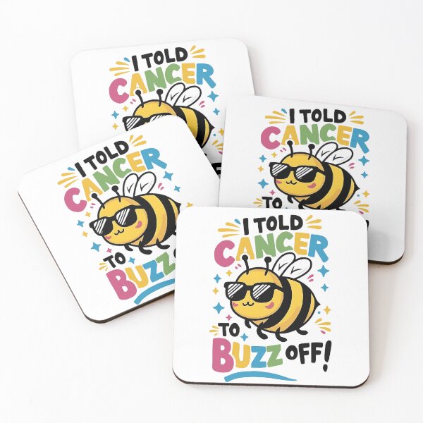 Item preview, I told cancer to buzz off - cancer survivor designed and sold by pixelated_echoes.