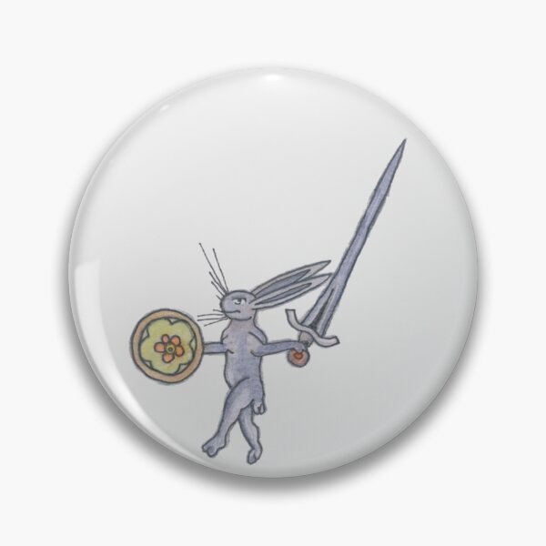Item preview, Sword Wielding Rabbit designed and sold by The Scriptorium Gift Shop and Tea Room.