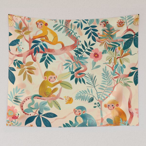 Item preview, Tropical monkeys designed and sold by Karma-Koutur.