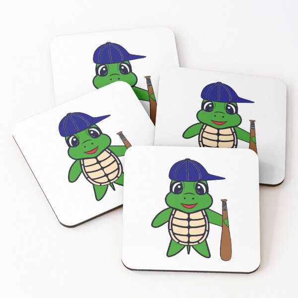 Item preview, Funny Turtle Baseball Player designed and sold by Sartoris Art.