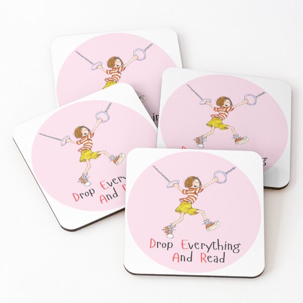 Item preview, Back to School Library bag book bag Reading is cool Ramona Quimby back to school sticker teacher librarian reward sticker CBCA Book week 2024 sticker book week reading drop everything and read designed and sold by LaundrySalt.