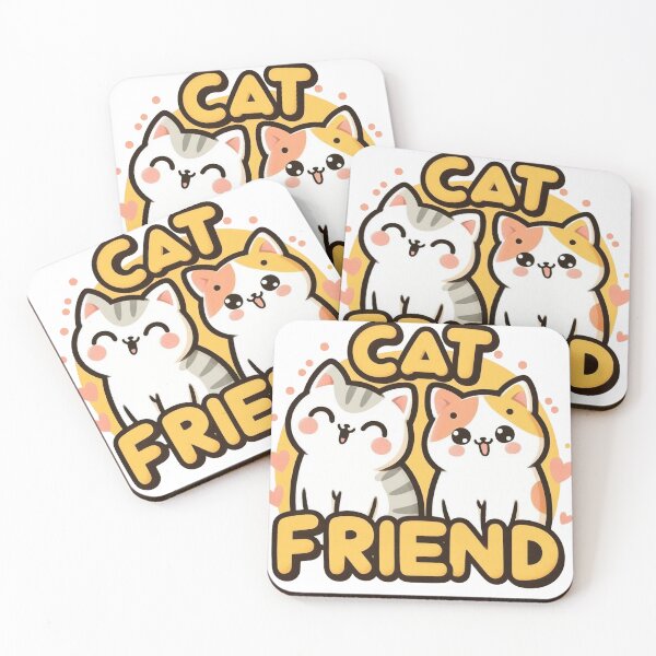 Item preview, CAT FRIEND  designed and sold by FreshInkTees.