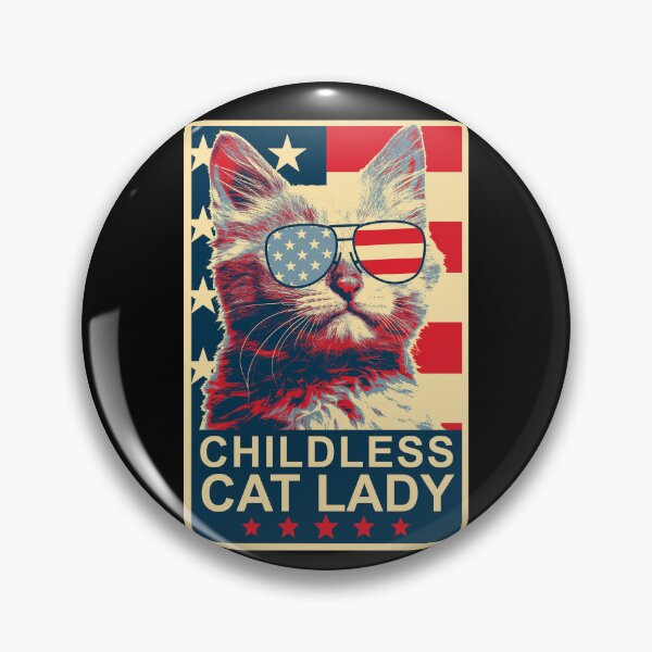 Item preview, Childless Cat Lady, for Kamala Harris President 2024  designed and sold by trendyzcom.