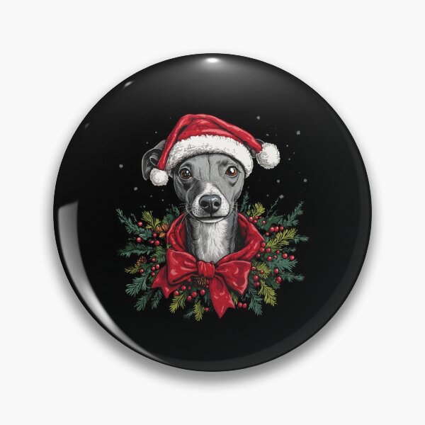Item preview, Cute Whippet at Christmas Holidays designed and sold by stephenop92.