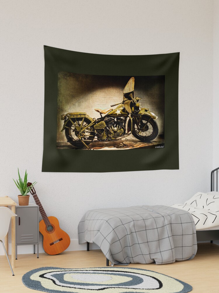 Harley Davidson WLA 1942 III Tapestry