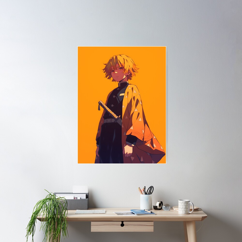 Displate 鬼滅の刃 善逸 Limited Edition Poster（Displate