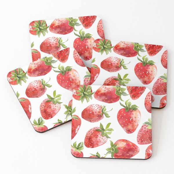 Item preview, Watercolor Strawberries designed and sold by KootenayDesigns.