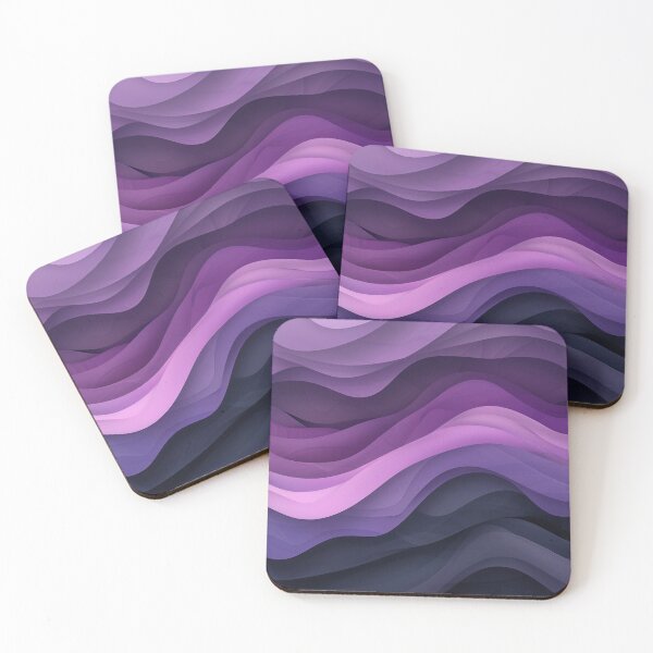 Item preview, Amethyst and Charcoal designed and sold by KootenayDesigns.