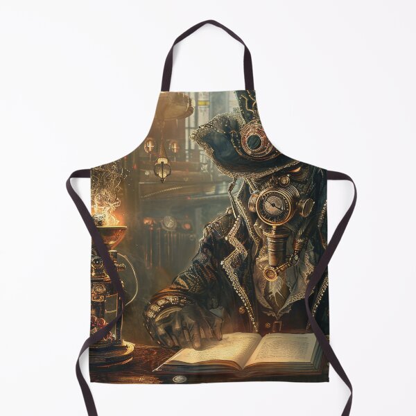 Item preview, Steampunk Android in the Library designed and sold by Boddicca.