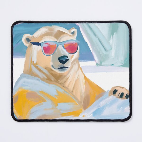 Item preview, BEARY CUTE BOSS | POLAR BEAR designed and sold by MUDUGAMU.