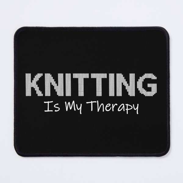 Artikelvorschau, Knitting Therapy Yarn Handcraft Skilled Knitting Knitter Lover entworfen und verkauft von farhanhafeez.