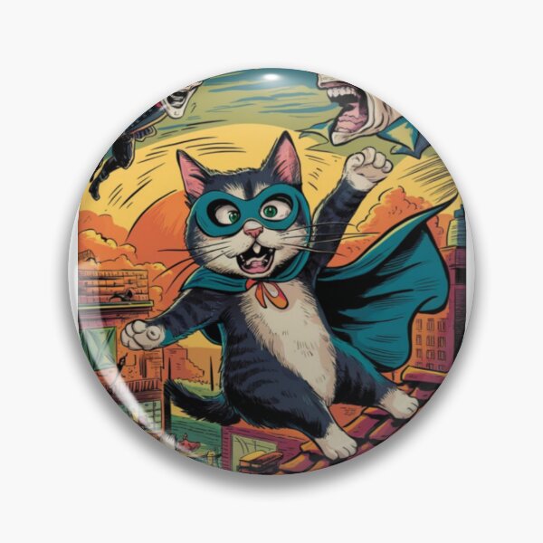 Artikelvorschau, Super Cat: Der Katzen-Rächer entworfen und verkauft von Marjbyart.