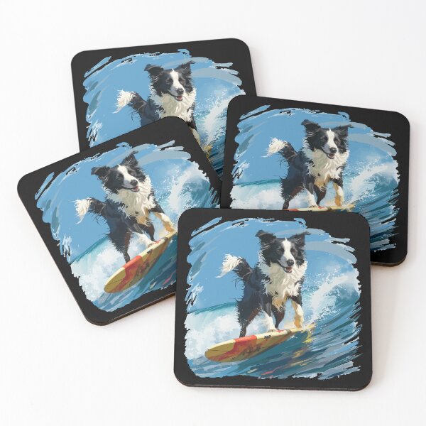 Item preview, Surfing Border Collie designed and sold by VelvetRoom.