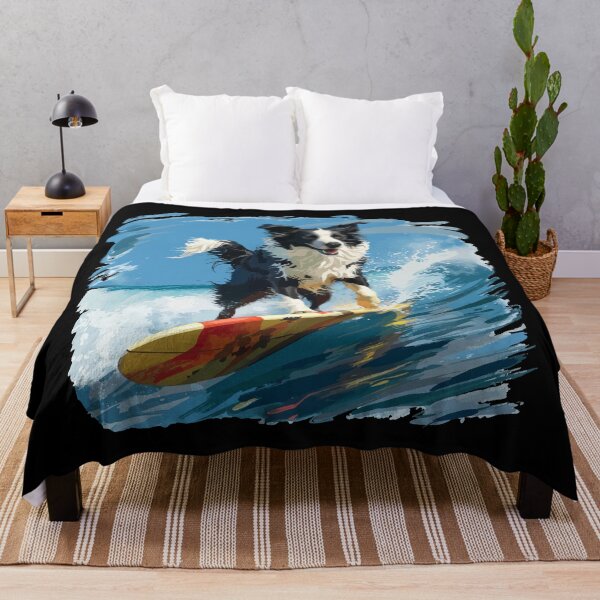Item preview, Surfing Border Collie designed and sold by VelvetRoom.