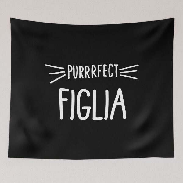 Item preview, Purrrfect Figlia Cat Lover Perfect Daughter Loves Cats designed and sold by farhanhafeez.