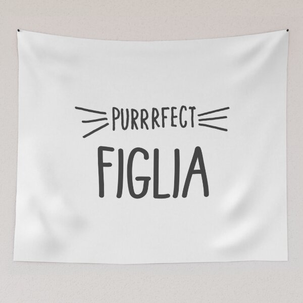 Item preview, Purrrfect Figlia Cat Lover Perfect Daughter Loves Cats designed and sold by farhanhafeez.