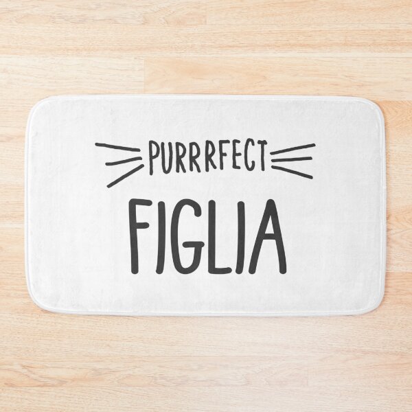 Item preview, Purrrfect Figlia Cat Lover Perfect Daughter Loves Cats designed and sold by farhanhafeez.