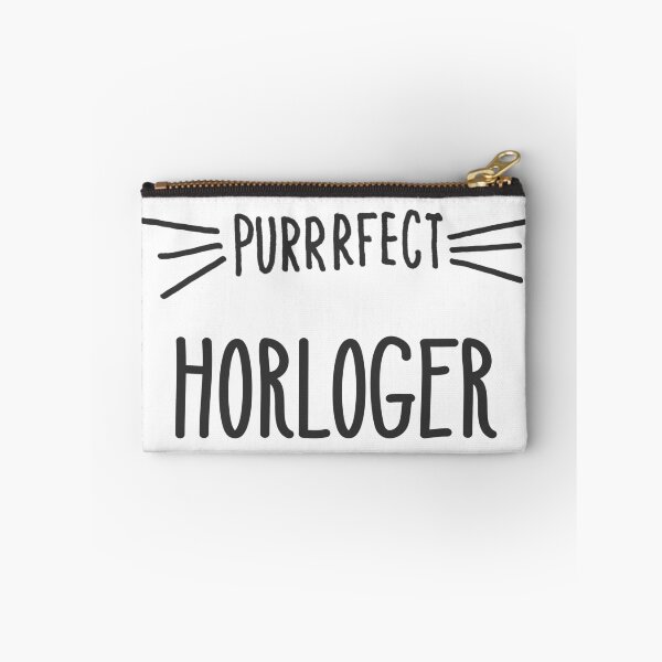 Item preview, Perrrfect Horloger Watchmaker Loves Cats Perfect Watchmaker designed and sold by farhanhafeez.