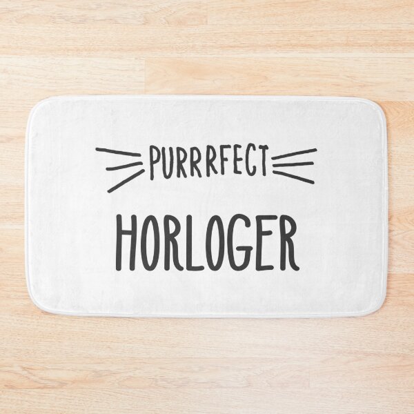 Item preview, Perrrfect Horloger Watchmaker Loves Cats Perfect Watchmaker designed and sold by farhanhafeez.