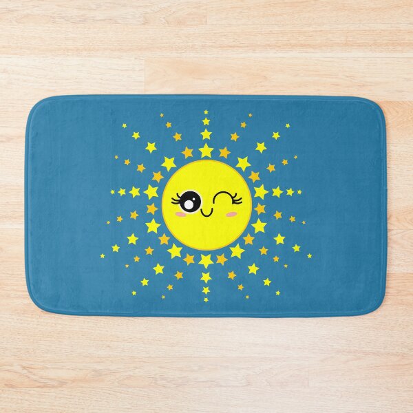 Item preview, Cute Smiling Yellow Twinkle Sun Shining designed and sold by HoppRock.