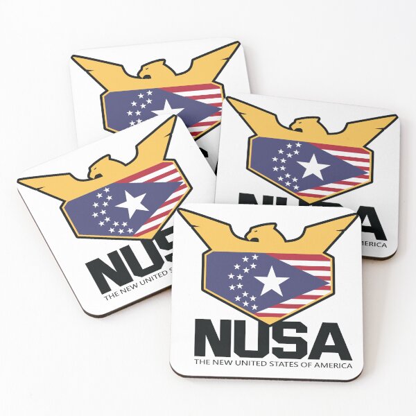 Item preview, N.U.S.A. emblem black designed and sold by EYESORE ART.