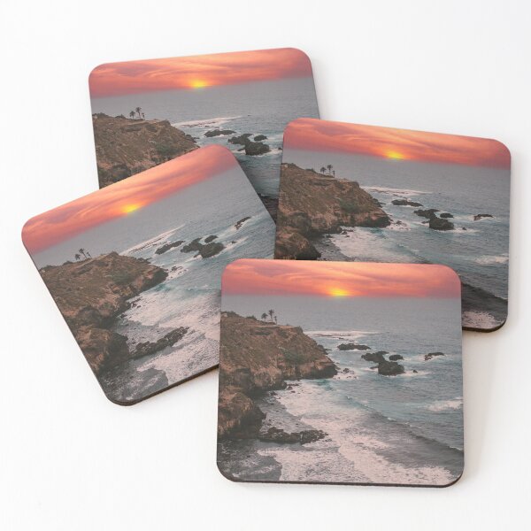 Item preview, Sunset on the rocky coast designed and sold by rhosbahu.
