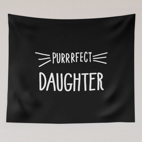 Aperçu de l'œuvre Perfect Daughter Cat Lover Perrrfect Daughter Loves Cats créée et vendue par farhanhafeez.