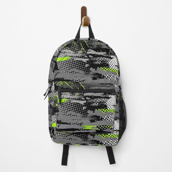 Item preview, Vibrant Urban Green Camo Back To School Backpack designed and sold by Damcoc.