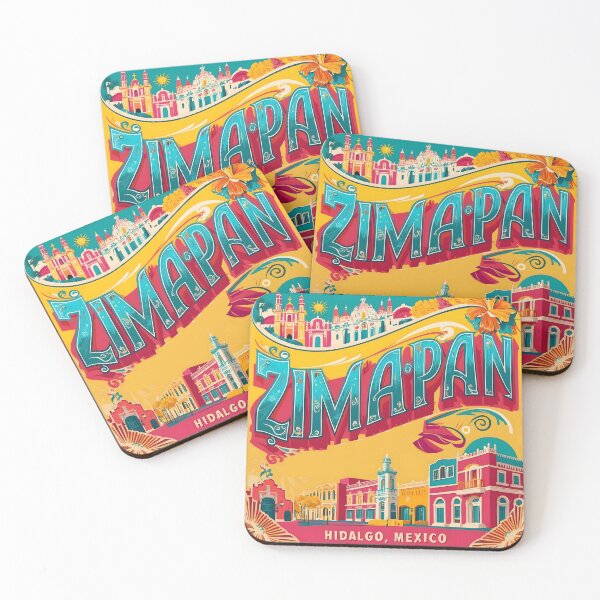 Item preview, Zimapan Hidalgo Mexico Magic Town Vintage Travel Tourism designed and sold by TravelersGems.