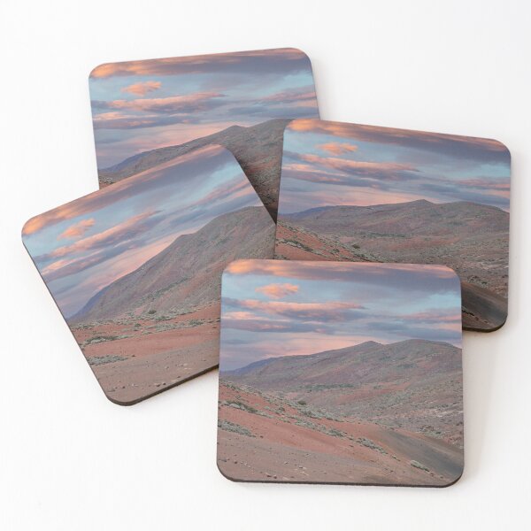 Item preview, Morning sky over the desert landscape designed and sold by rhosbahu.