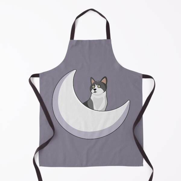 Item preview, gato sentado en una luna creciente de madera  designed and sold by Everyday_wonder .