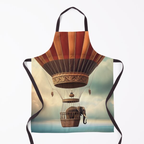 Item preview, Elephant in basket of hot air balloon designed and sold by Photopat.