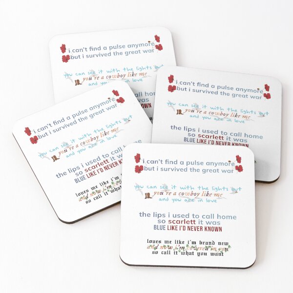 Item preview, Taylor Swift song lyrics - Eras Tour Mashups lyrics PACK 3 - the great war, you're losing me, maroon, red, cowboy like me, you are in love, ivy, ciwyw designed and sold by vicksp.